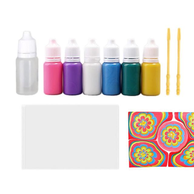 6-Color Water Marbling Paint Children Arts And Crafts For Art